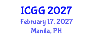 International Conference on Geology and Geophysics (ICGG) February 17, 2027 - Manila, Philippines