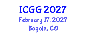 International Conference on Geology and Geophysics (ICGG) February 17, 2027 - Bogota, Colombia