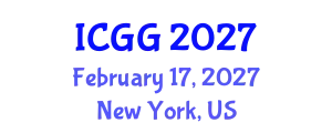 International Conference on Geology and Geophysics (ICGG) February 17, 2027 - New York, United States