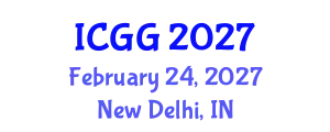 International Conference on Geology and Geophysics (ICGG) February 24, 2027 - New Delhi, India
