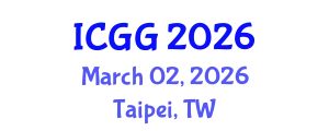International Conference on Geology and Geophysics (ICGG) March 02, 2026 - Taipei, Taiwan