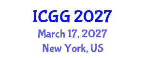 International Conference on Geology and Geophysics (ICGG) March 17, 2027 - New York, United States