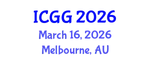 International Conference on Geology and Geophysics (ICGG) March 16, 2026 - Melbourne, Australia