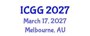 International Conference on Geology and Geophysics (ICGG) March 17, 2027 - Melbourne, Australia