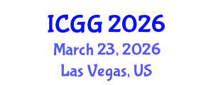 International Conference on Geology and Geophysics (ICGG) March 23, 2026 - Las Vegas, United States