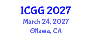 International Conference on Geology and Geophysics (ICGG) March 24, 2027 - Ottawa, Canada