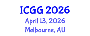 International Conference on Geology and Geophysics (ICGG) April 13, 2026 - Melbourne, Australia