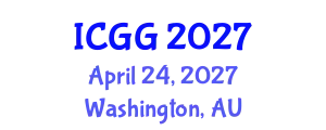 International Conference on Geology and Geophysics (ICGG) April 24, 2027 - Washington, Australia