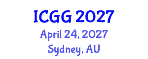 International Conference on Geology and Geophysics (ICGG) April 24, 2027 - Sydney, Australia