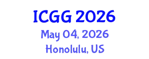 International Conference on Geology and Geophysics (ICGG) May 04, 2026 - Honolulu, United States