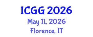 International Conference on Geology and Geophysics (ICGG) May 11, 2026 - Florence, Italy