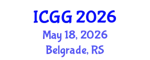 International Conference on Geology and Geophysics (ICGG) May 18, 2026 - Belgrade, Serbia
