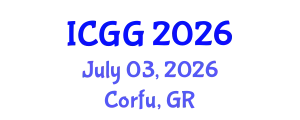 International Conference on Geology and Geophysics (ICGG) July 03, 2026 - Corfu, Greece