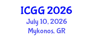 International Conference on Geology and Geophysics (ICGG) July 10, 2026 - Mykonos, Greece