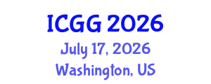 International Conference on Geology and Geophysics (ICGG) July 17, 2026 - Washington, United States