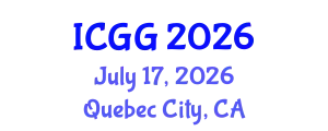 International Conference on Geology and Geophysics (ICGG) July 17, 2026 - Quebec City, Canada