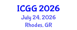International Conference on Geology and Geophysics (ICGG) July 24, 2026 - Rhodes, Greece