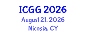 International Conference on Geology and Geophysics (ICGG) August 21, 2026 - Nicosia, Cyprus