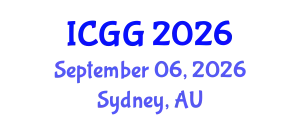 International Conference on Geology and Geophysics (ICGG) September 06, 2026 - Sydney, Australia