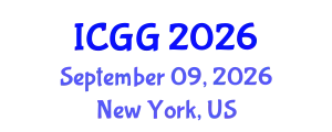 International Conference on Geology and Geophysics (ICGG) September 09, 2026 - New York, United States