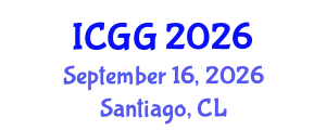 International Conference on Geology and Geophysics (ICGG) September 16, 2026 - Santiago, Chile