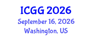 International Conference on Geology and Geophysics (ICGG) September 16, 2026 - Washington, United States