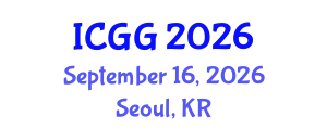International Conference on Geology and Geophysics (ICGG) September 16, 2026 - Seoul, Republic of Korea