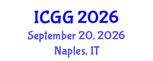 International Conference on Geology and Geophysics (ICGG) September 20, 2026 - Naples, Italy