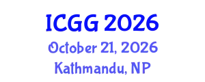 International Conference on Geology and Geophysics (ICGG) October 21, 2026 - Kathmandu, Nepal
