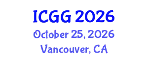 International Conference on Geology and Geophysics (ICGG) October 25, 2026 - Vancouver, Canada