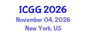 International Conference on Geology and Geophysics (ICGG) November 04, 2026 - New York, United States