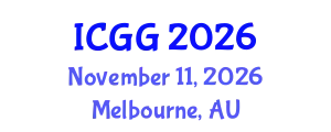 International Conference on Geology and Geophysics (ICGG) November 11, 2026 - Melbourne, Australia