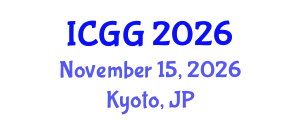 International Conference on Geology and Geophysics (ICGG) November 15, 2026 - Kyoto, Japan