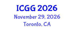 International Conference on Geology and Geophysics (ICGG) November 29, 2026 - Toronto, Canada