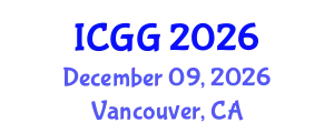International Conference on Geology and Geophysics (ICGG) December 09, 2026 - Vancouver, Canada