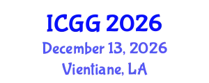International Conference on Geology and Geophysics (ICGG) December 13, 2026 - Vientiane, Laos