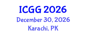 International Conference on Geology and Geophysics (ICGG) December 30, 2026 - Karachi, Pakistan