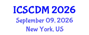 International Conference on Soft Computing and Data Mining (ICSCDM) September 09, 2026 - New York, United States