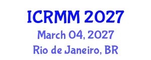 International Conference on Robotics, Mechanics and Mechatronics (ICRMM) March 04, 2027 - Rio de Janeiro, Brazil
