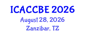 International Conference on Applied Chemistry, Chemical and Biomolecular Engineering (ICACCBE) August 28, 2026 - Zanzibar, Tanzania