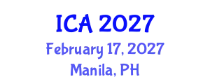 International Conference on Agroforestry (ICA) February 17, 2027 - Manila, Philippines