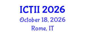 International Conference on Tumor Immunology and Immunotherapy (ICTII) October 18, 2026 - Rome, Italy