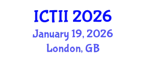International Conference on Tumor Immunology and Immunotherapy (ICTII) January 19, 2026 - London, United Kingdom