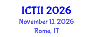 International Conference on Tumor Immunology and Immunotherapy (ICTII) November 11, 2026 - Rome, Italy