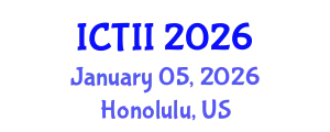 International Conference on Tumor Immunology and Immunotherapy (ICTII) January 05, 2026 - Honolulu, United States