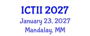 International Conference on Tumor Immunology and Immunotherapy (ICTII) January 23, 2027 - Mandalay, Myanmar