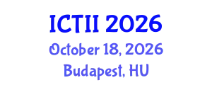 International Conference on Tumor Immunology and Immunotherapy (ICTII) October 18, 2026 - Budapest, Hungary