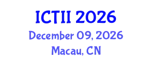 International Conference on Tumor Immunology and Immunotherapy (ICTII) December 09, 2026 - Macau, China
