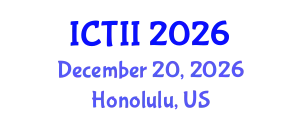 International Conference on Tumor Immunology and Immunotherapy (ICTII) December 20, 2026 - Honolulu, United States