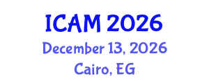 International Conference on Advanced Materials (ICAM) December 13, 2026 - Cairo, Egypt